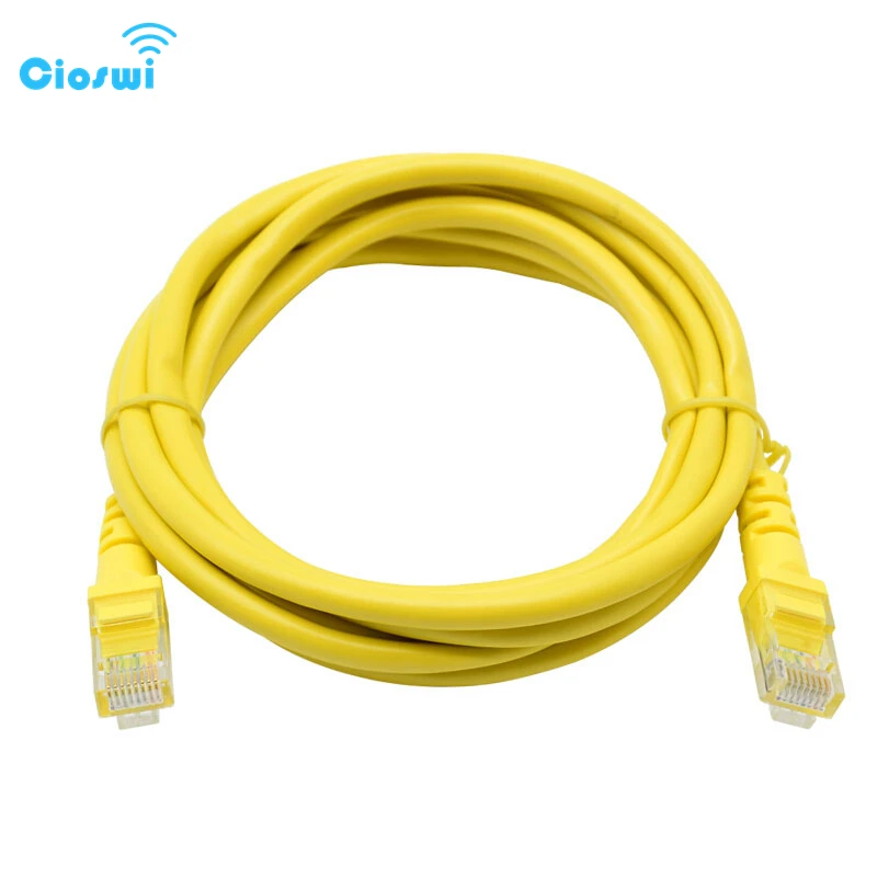 Cioswi CAT.5E UTP высокоскоростной гигабитный Ethernet кабель Интернет Lan 1 м RJ45 сетевой