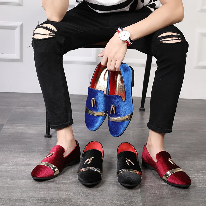 Мужская повседневная обувь дышащие кожаные лоферы Уличная для мужчин мокасины