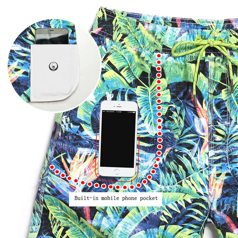 Мужские пляжные шорты для плавания мужские бега купальный костюм Шорты