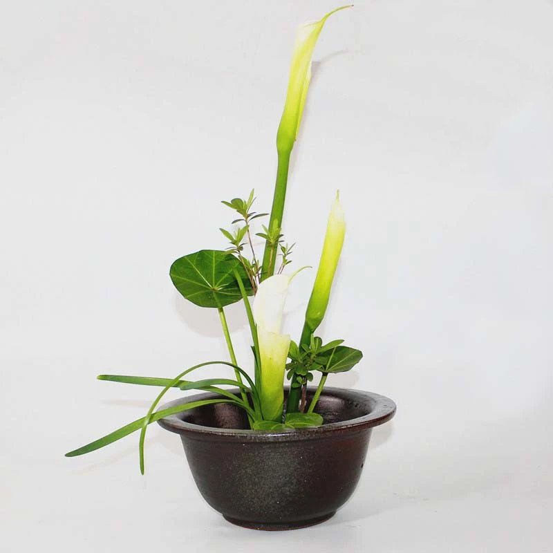 Vintage Ceramic Coarse Pottery Flower Pot Vase Hydroponics Plant Flowerpot Thicken Water Basin Kitchen Storage Bowls Home Decor | Дом и сад