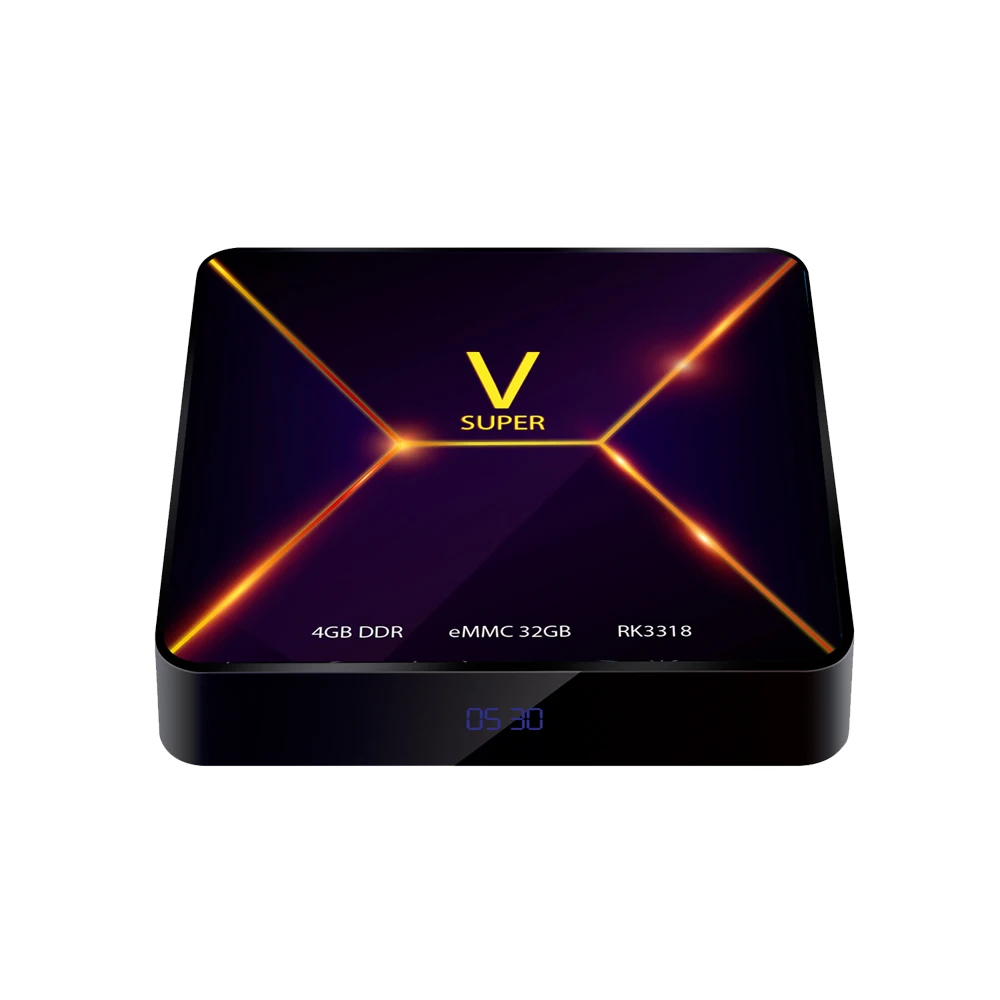 Android 9 0 Wifi ТВ коробка V супер 4 Гб Ram 32 ГБ Rom Rockchip RK3318 4K HD IP приставка домашний фильм