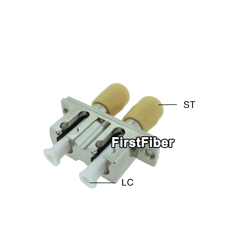 ST к LC дуплексный адаптер оптоволоконный коннектор кабель соединительный для