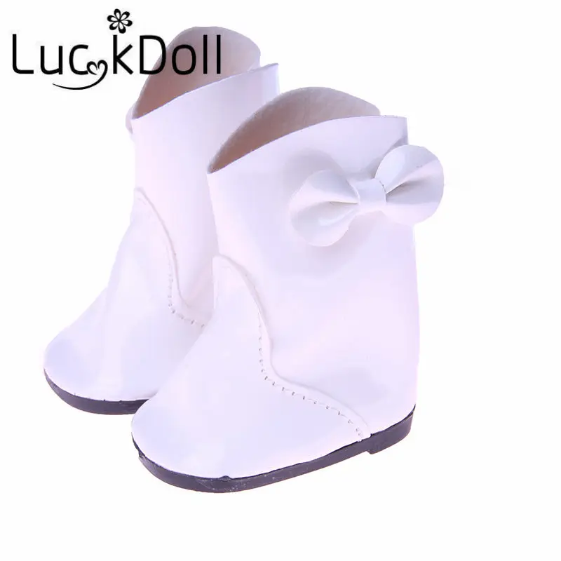 Однотонные тканевые сапоги LUCKDOLL 18 дюймов аксессуары для американской куклы