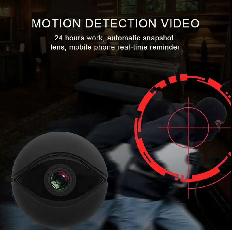 Фото HYUCHON 1080P WiFi мини камера V2 в форме глаз IP Беспроводная для помещений/детский HYUCHON 1080P WiFi мини камера V2 в форме глаз IP Беспроводная для помещений/детский