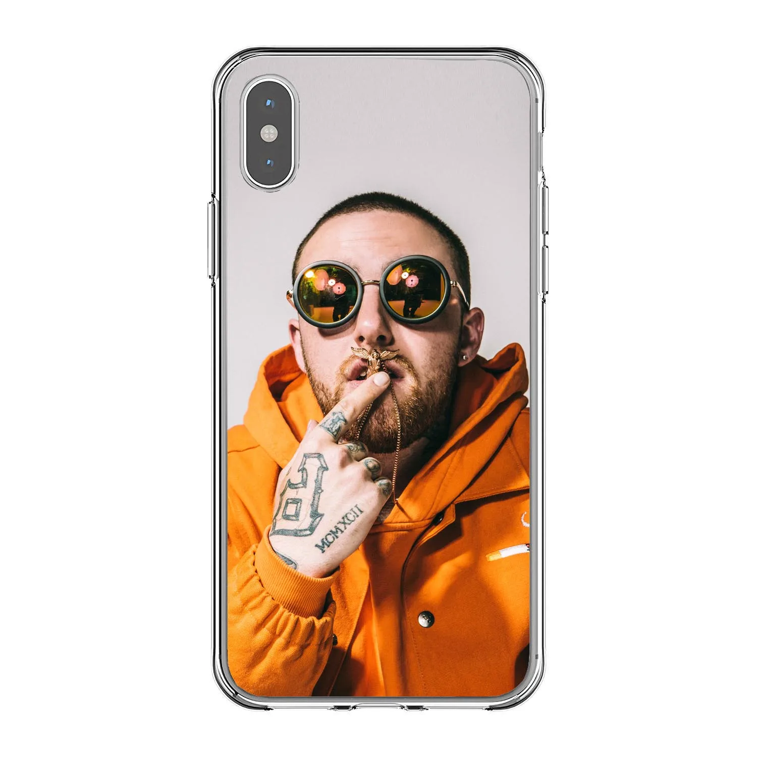 Macs Miller чехол силиконовый мягкий для телефона iPhone X10 Рэппер задняя крышка 5 5s SE 6 6splus