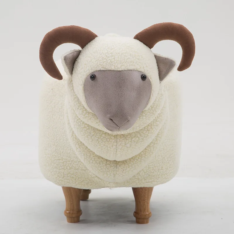 Милый стул из козьего башмака кресло пуф ворс переносной мягкий стульчик мешок