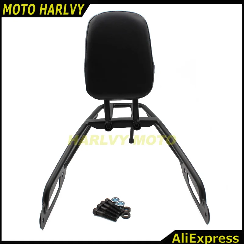Черный держатель для багажа со спинкой Harley Street 500 XG500 750 XG750| |