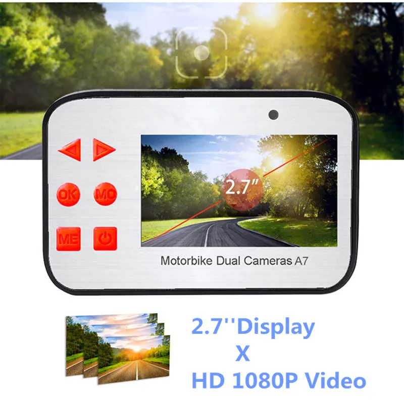 Новый Скрытый Тип мотоциклетный видеорегистратор Dvr Dashcam камера Full HD 1080P видео
