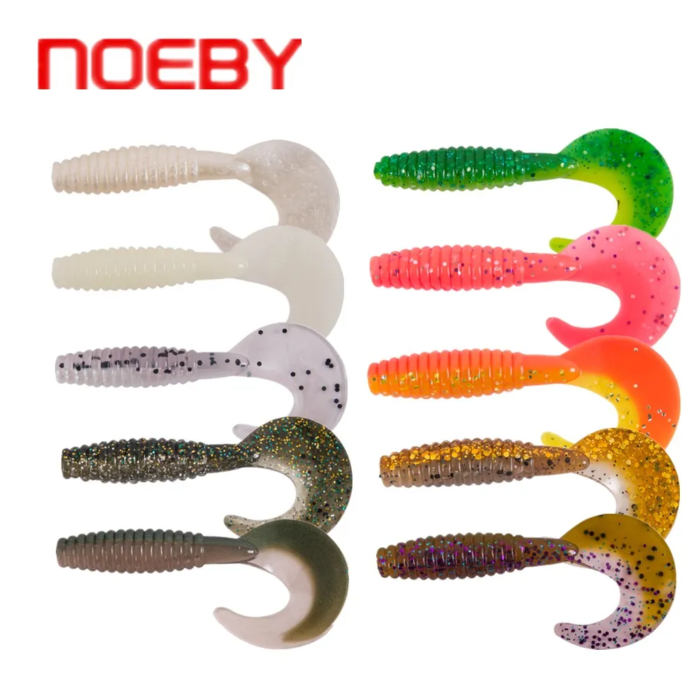 

Noeby 6Pcs Soft Baits 70mm 3.2g Fishing Lure Silicone Swimbait Isca Artificial Para Pesca Peche Leurre Souple Fishing Wobbler