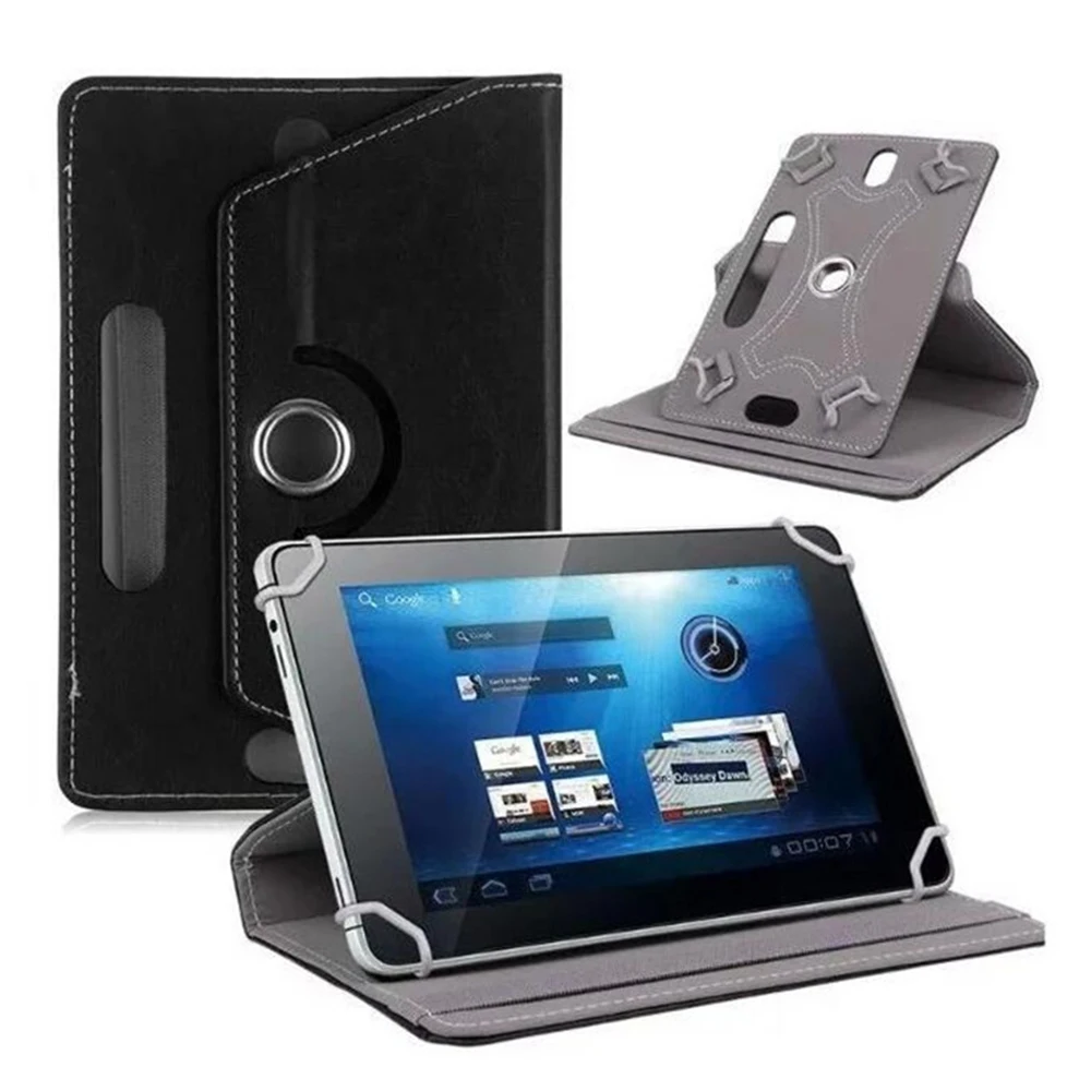 8 inch Universal Tablet Dustproof Protective Case Rotating Four Hook Leather Cover Protect Bag Crystal Pattern Durable New | Компьютеры и