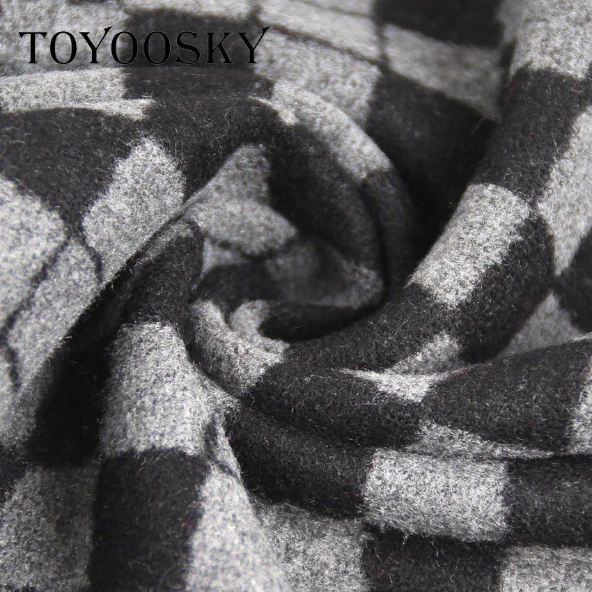 Toyoosky 2017 новые моды Для мужчин шарф Дизайн Повседневное Шарфы для женщин Зимний