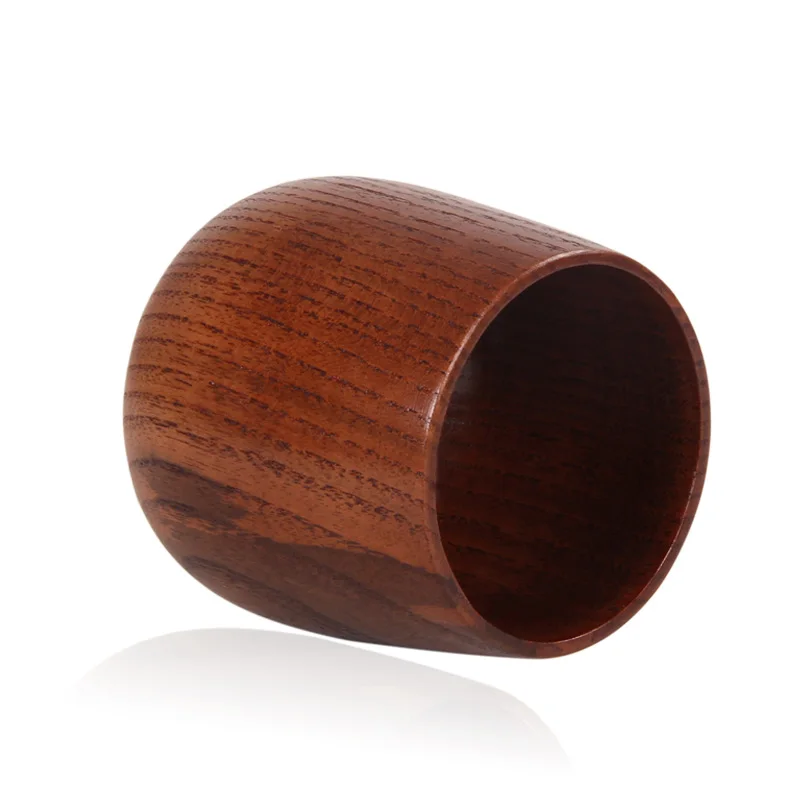 Wooden Mug Large Simple Country Wind Tea Cup Boy Summer Natural Jujube Wood Retro Creative Home 1PCS | Дом и сад