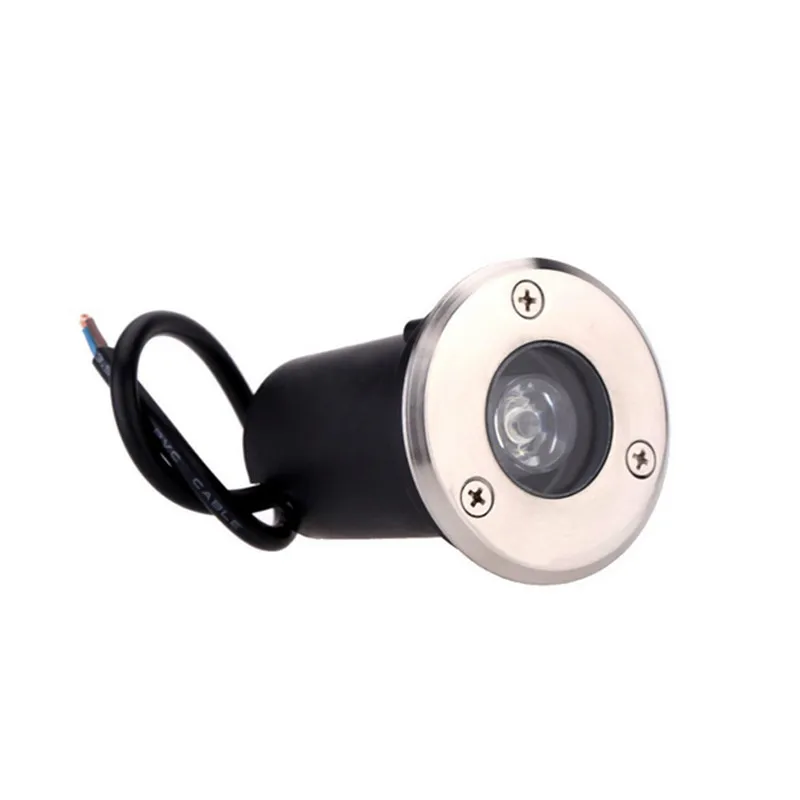 LED IP67 1/3 Вт Водонепроницаемый напольный светильник подземный свет садовый путь
