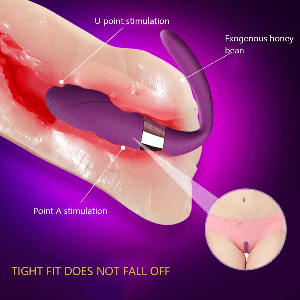 Носимые трусики вибратор u типа для женщин фаллоимитатор стимулятор клитора секс