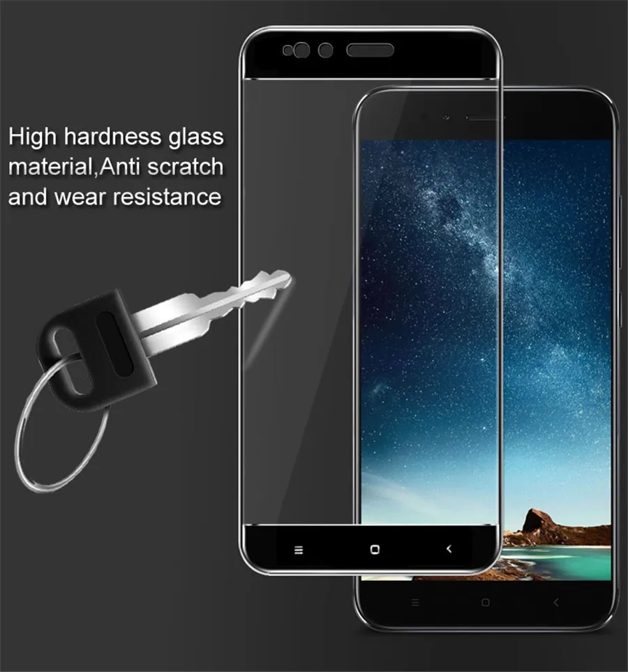 Imak Оригинальное закаленное стекло для Xiaomi Mi A1 5X miA1 5 &quotПремиум полное покрытие