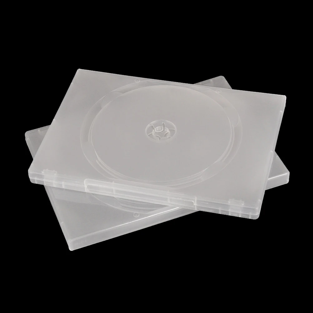 2 шт. пластиковый трехемкий дисковый CD держатель DVD чехол для хранения Органайзер