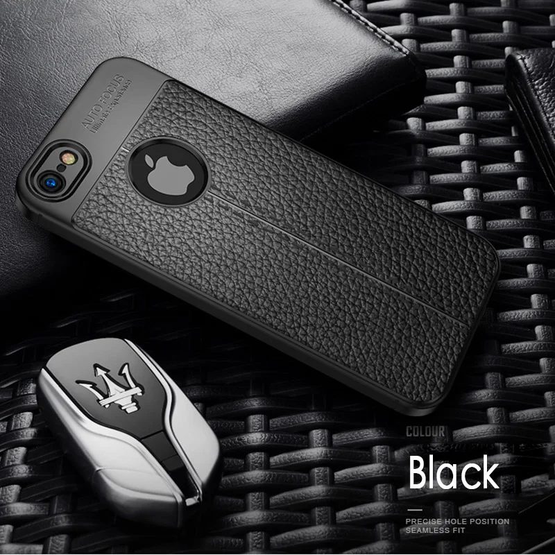 VOVTA чехол s для iphone 5s 5 se чехол силиконовый черный грязеотталкивающий чехол для iphone se 5 5s чехол Роскошный кожаный Личи