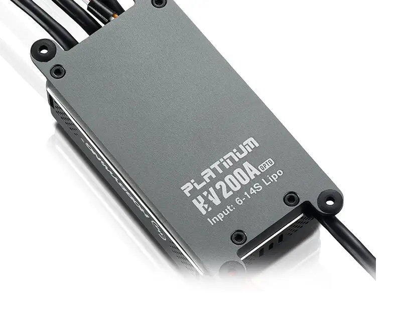 Оригинальный Hobbywing Platinum 160A 200A HV V4 6-14S Lipo бесщеточный ESC для радиоуправляемого