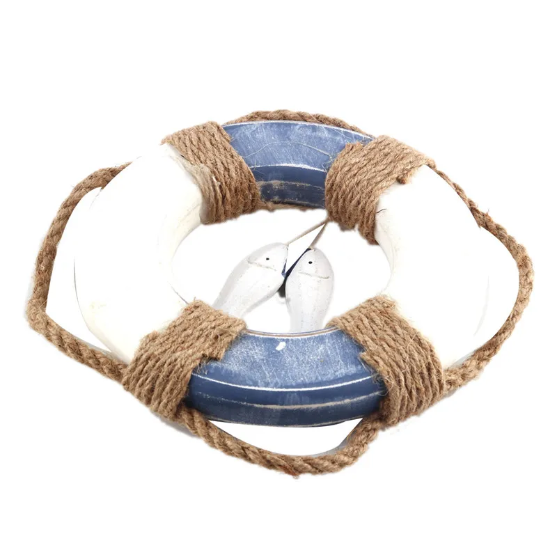 Морской деревянный декоративный спасательный круг домашний украшение для