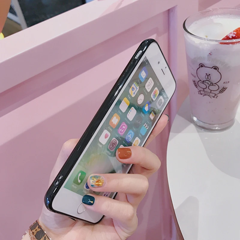 Чехол Kerzzil с блестками звездами сердцами для iphone X чехол зеркальной поверхностью