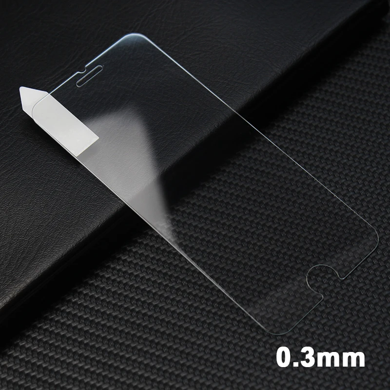 

0.3MM Tempered Glass Protector Film 2.5D For iphone X 7P 8P 6P 6sP 7G 8G 6G 6S Transparent None Full Screen Protective Glass