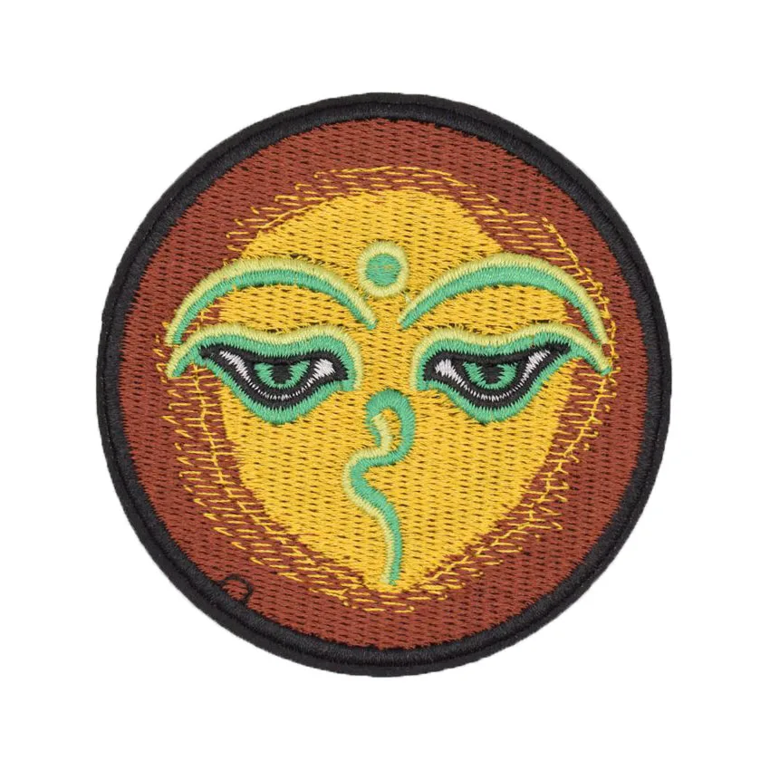 1 шт. глаза статуя Будды олицетворяющая мир trance boho hippie yoga biker мотоциклетная панк