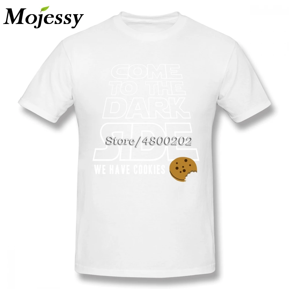 Приходите в темную сторону футболки у нас есть печенье футболка для мужчин плюс