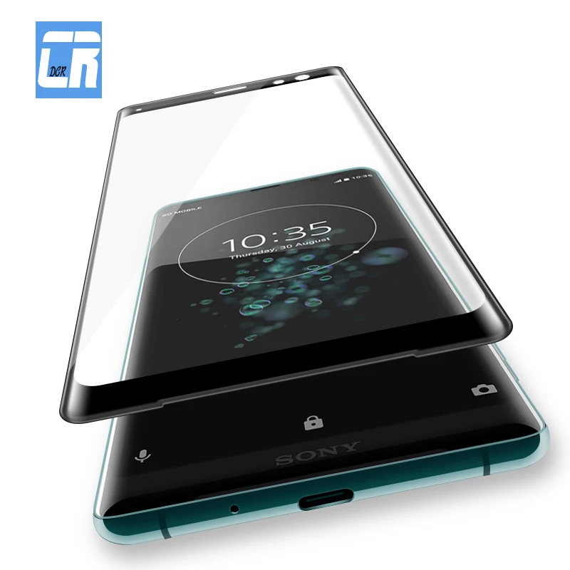 3D полное покрытие закаленное стекло для Sony Xperia 5 1 10 II III XZ4 XZ3 XZ2 XZ1 Премиум
