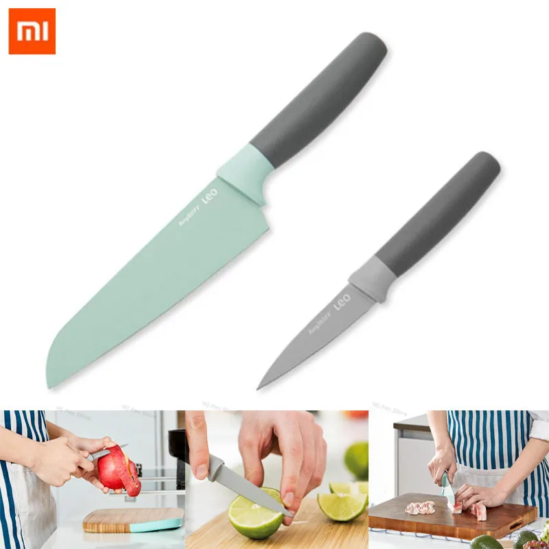 Новый Xiaomi BergHOFF стальной кухонный/Фруктовый нож антипригарный мясной шеф