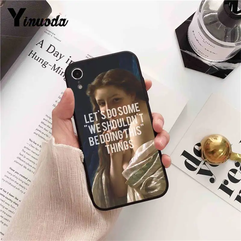 Yinuoda классический художественный чехол для iPhone 8 7 6 6S 6Plus X XS MAX 5 5S SE XR 11 pro max |