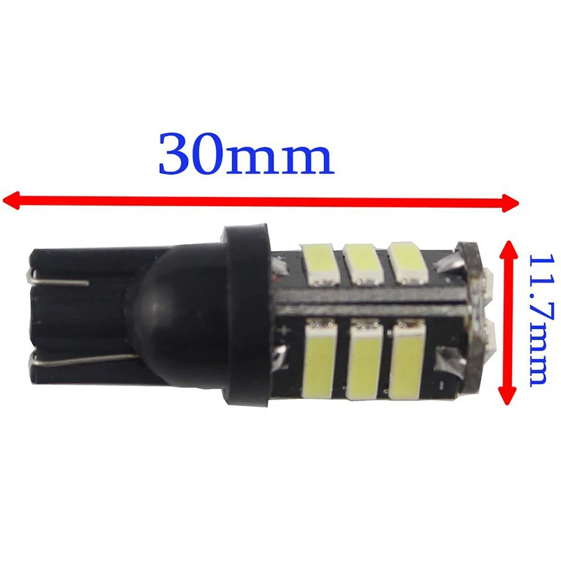 YSY 1000x Чрезвычайно Яркий T10 W5W Клин 7020 чип 11SMD светодиодный поворота Светильник