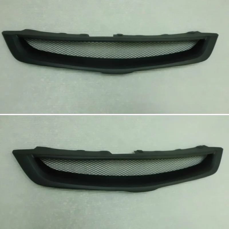 Использование для Honda Accord Racing Grills 2003 04 05 06 07 год углеродное волокно Refitt Передняя Центральная гоночная решетка крышка аксессуары - Цвет: Matte black