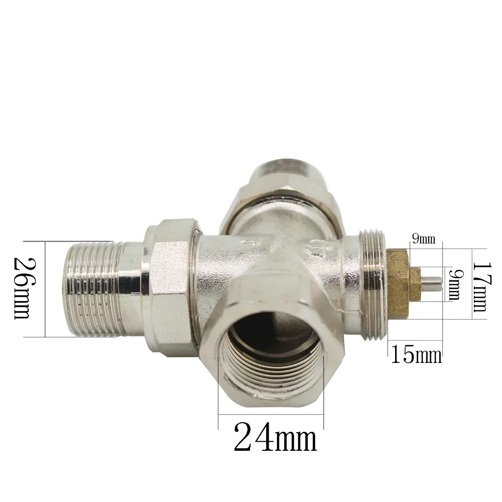 3 ходовой регулятор для клапана радиатора с басом 3/4 дюйма dn20 Термостатической