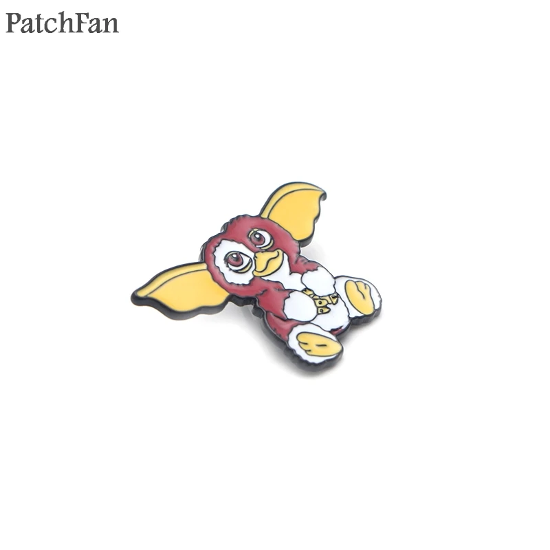 Patchfan Gremlins Gizmo цинковый галстук Мультяшные забавные булавки броши для рюкзака, одежды для мужчин и женщин шляпа Декоративные значки медали aΩ