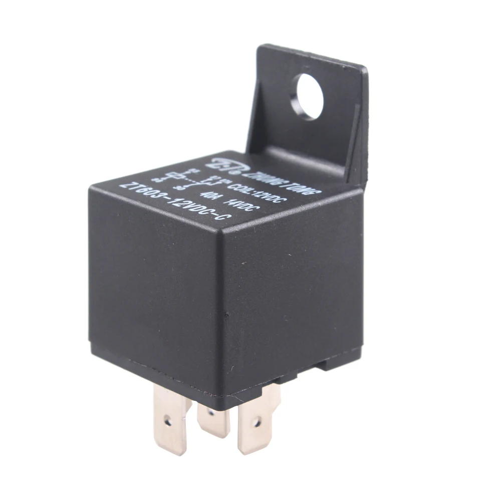 

EE support 10 X Car Truck Motor Automotive DC 12V 40A 40 AMP SPST Relay 5 Pin 5P Relays Car Styling