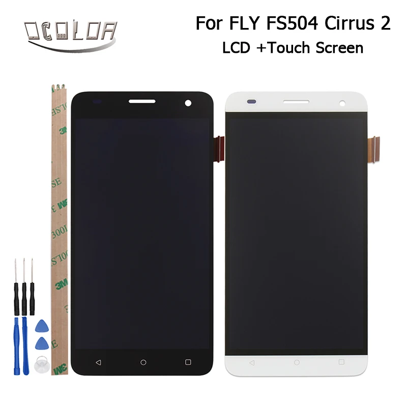 Ocolor 5 0 дюймов для FLY FS504 cirрус 2 ЖК дисплей и кодирующий преобразователь сенсорного