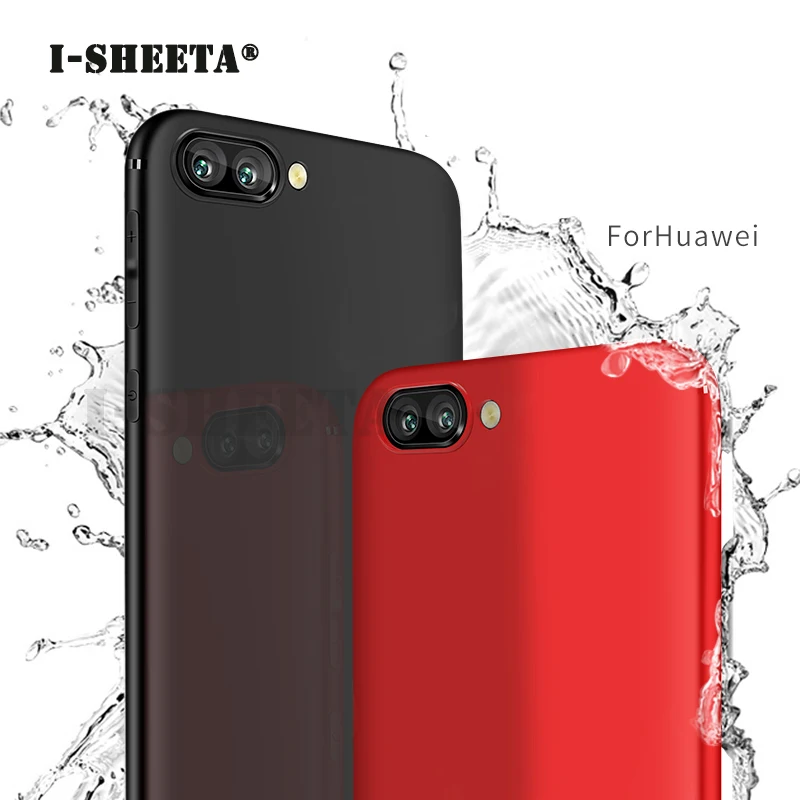 Ударопрочный ультра тонкий чехол для Huawei Honor V10 10 9 Lite Полная защита Мягкий ТПУ