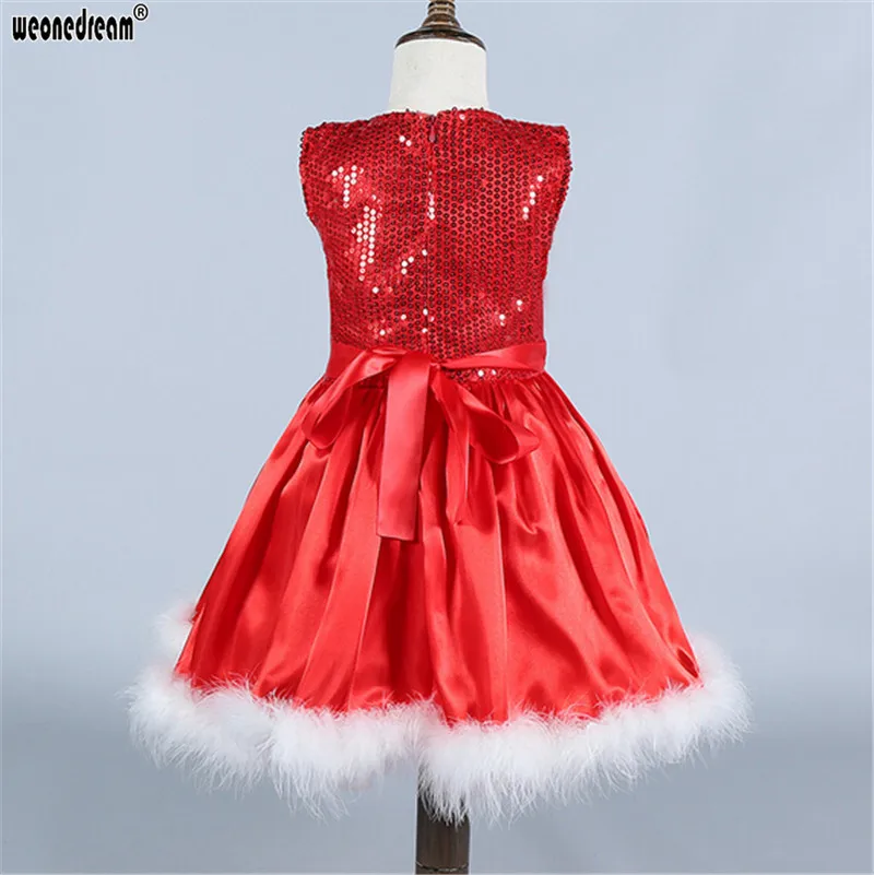 WEONEDREAM Elegant Sequin Flower Girl Dresses Hot Princess Party Infanti Baby Clothes Pageant Kids First Communion | Детская одежда и