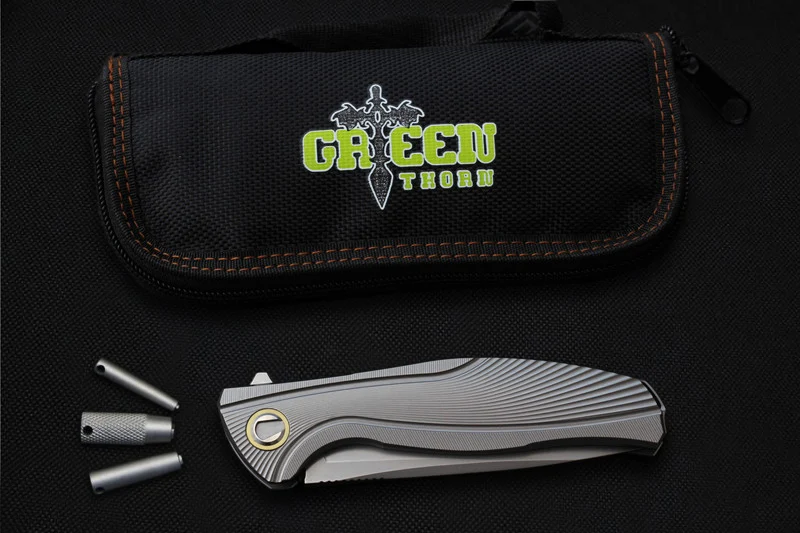 Green Thorn F7 M390 сталь складной нож 60HRC TC4 Титан ручка sharp, для кемпинга, охоты, тактический карманный складной нож выживания EDC tools ножи складные