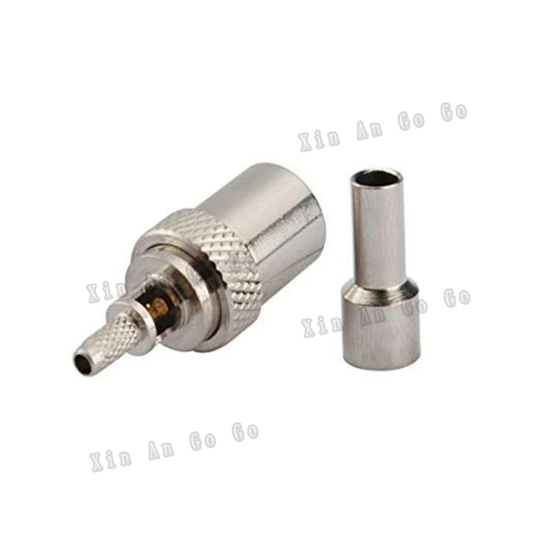RCA штекер обжим RF Coxial разъем TV IEC прямой для коаксиального кабеля RG316 RG174 LMR100