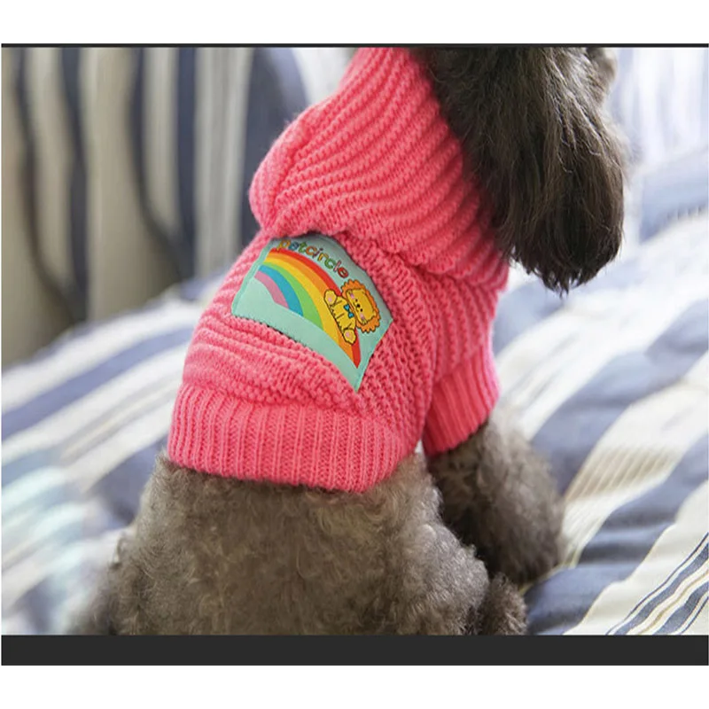 PETFANGFANG Pet Sweater Coat Clothing Clothes Dog Puppies Cat Weaving Pullover Chihuahua Winter Warm Jacket|pet sweater|dog sweaters coatsdog sweater