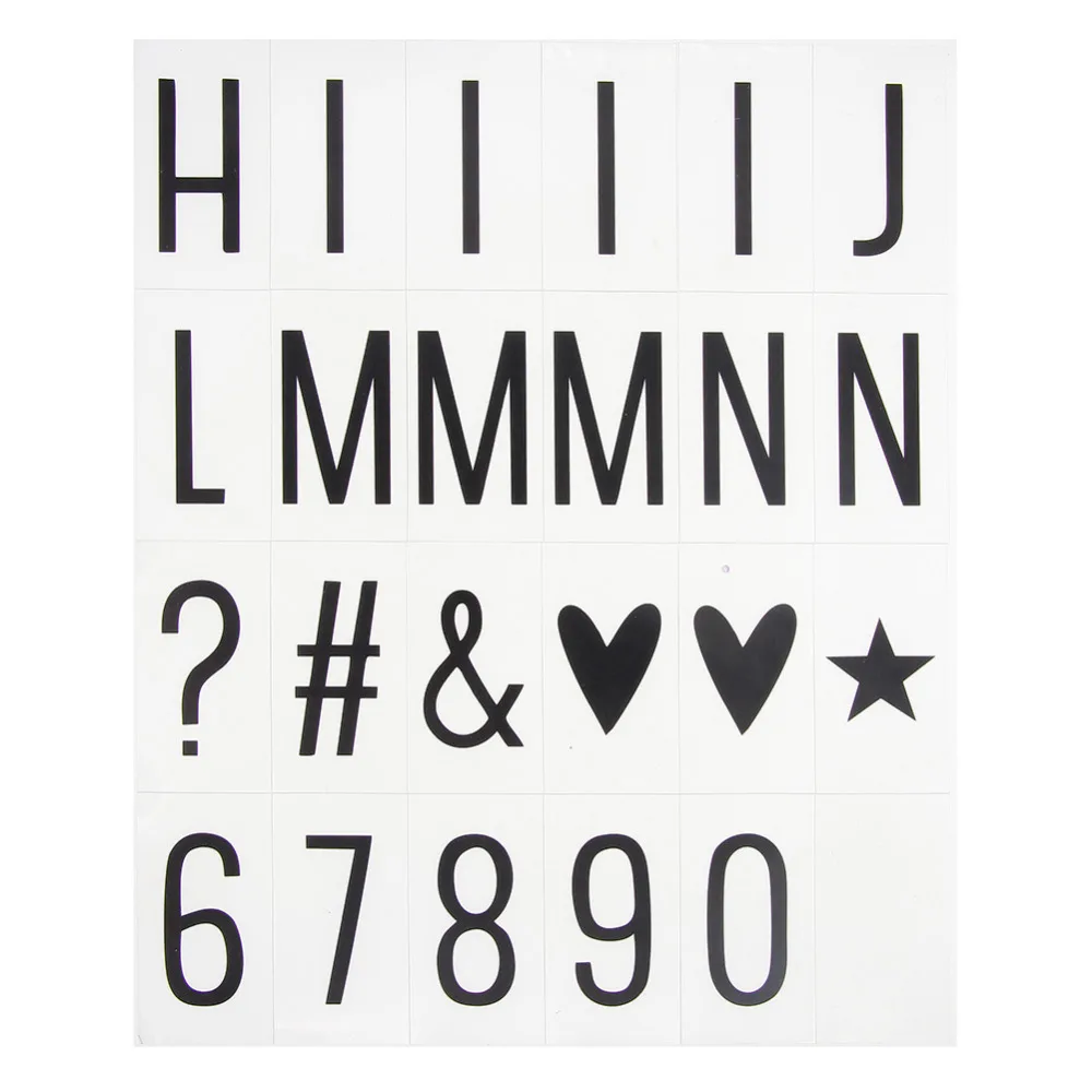 Горячая Распродажа DIY Кино светильник Box символов светодиодный световой доска