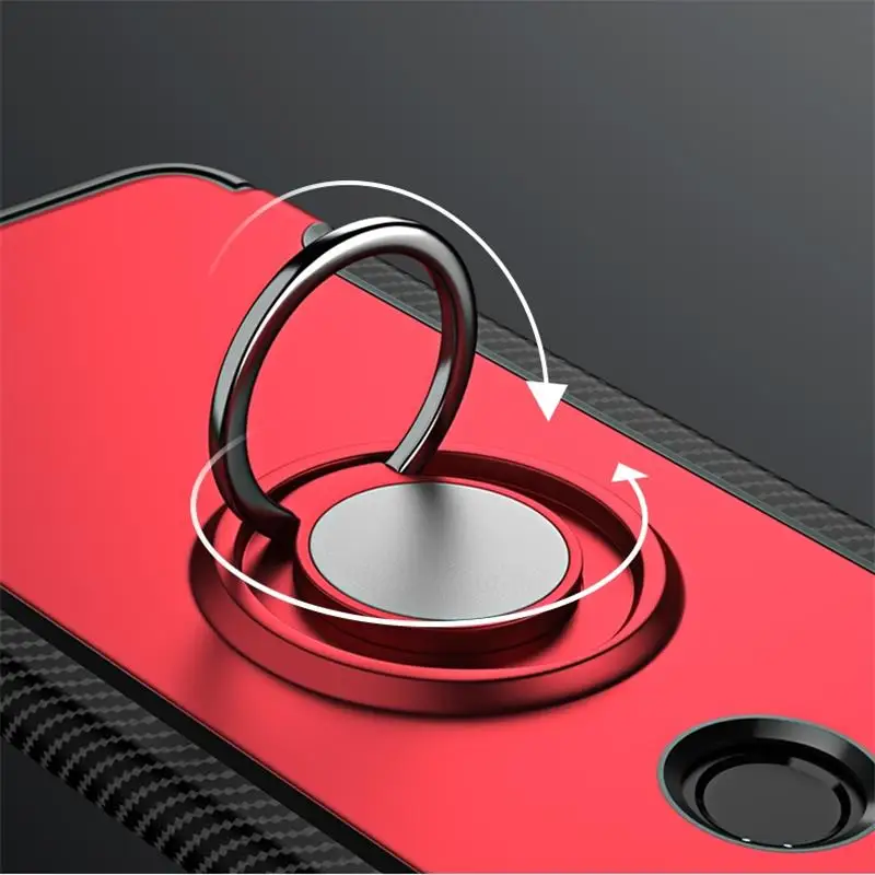 Для huawei Honor8/Honor 8 Lite чехол с держателем роскошный Силиконовый ТПУ + PC задняя крышка