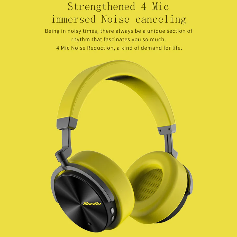 T5 Hi Fi наушники с активным шумоподавлением беспроводная bluetooth гарнитура