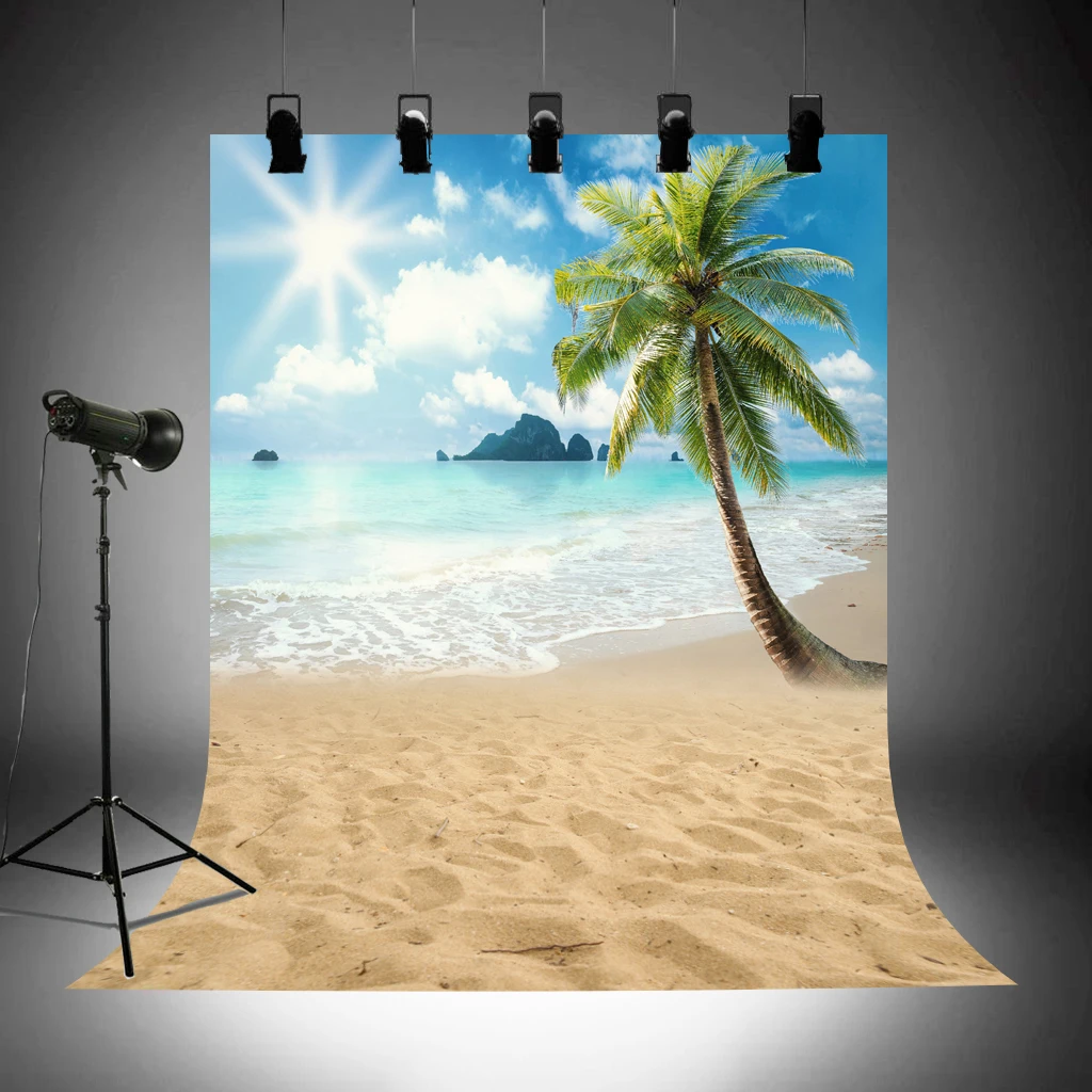 

Фон для фотосъемки с изображением счастливого лета, барбекю, вечеринки, мероприятия, украшение стены, фон для выпускного, пальма, Фотофон