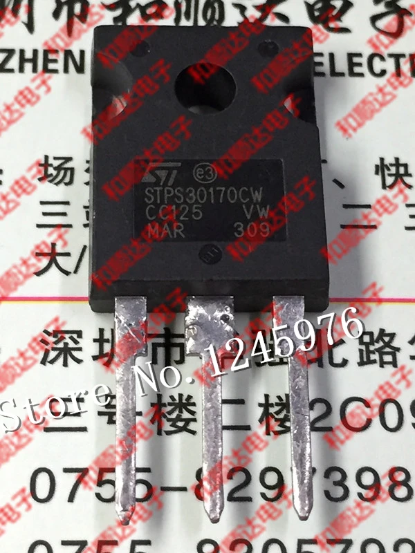 Free shipping 20pcs/lot STPS30170CW TO-247 170V 30A new original |
