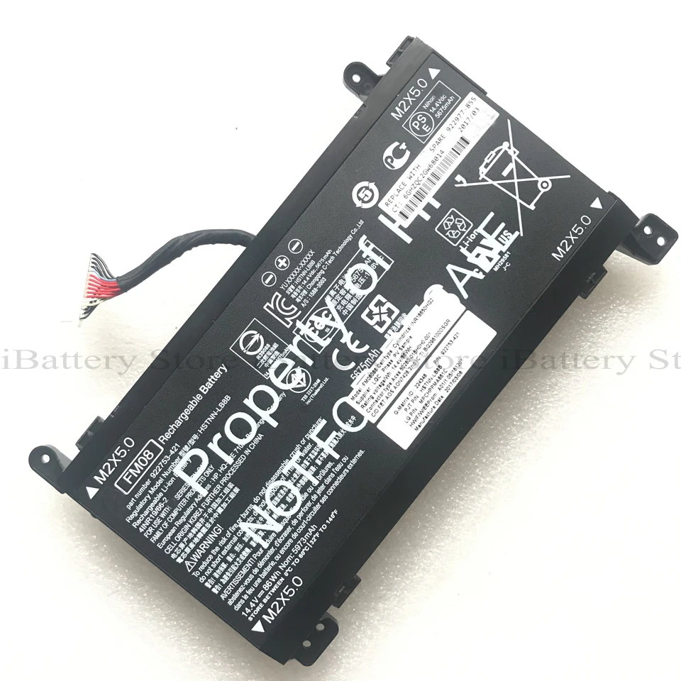 Подлинный аккумулятор FM08 для HP OMEN 17 17-AN013TX 17-AN014TX HSTNN-LB8B 922753-421 922977-855 | Компьютеры и