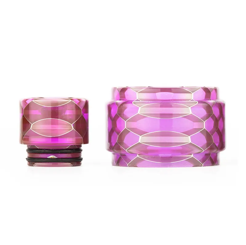 

Snake Skin Resin Drip Tip with Replacement Bulb Tube for GeekVape Aero Mesh Version Tank 4ml fit Aegis Legend/200W TC Kit