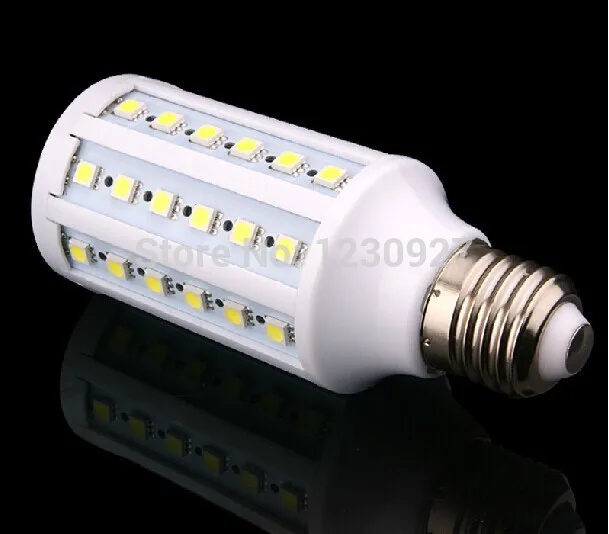 Сверхъяркая светодиодная лампочка SMD5050 E27/E14/B22 7 Вт/10 Вт/15 Вт кукуруза теплый/белый