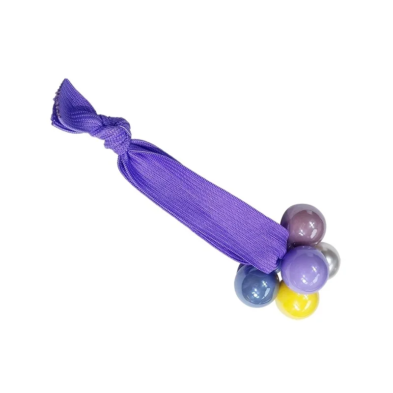 Превосходное качество цвета бусина заколка для волос конский хвост держатель